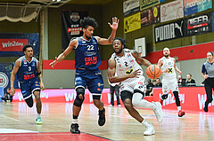 Basketball, Superliga 2024/25, Grunddurchgang 17.Runde, Flyers Wels vs. BBC Nord Dragonz,
