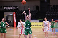 18.02.2023, Graz, Raiffeisen Sportpark, Basketball Damen Superliga 2022/23, Grunddurchgang 13.Runde, UBSC-DBBC Graz vs. KOS Celovec Damen,  