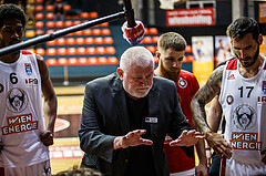Basketball, bet-at-home Basketball Superliga 2020/21, Grunddurchgang 17.Runde, BC Vienna, Flyers Wels, Zoran Kostic (Head Coach)
