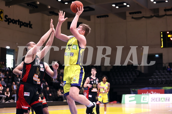 25.04.2023, Graz, Raiffeisen Sportpark Graz, Basketball Superliga 2022/23, Playoff, Viertelfinale Spiel 2, UBSC Raiffeisen Graz vs. BC GGMT Vienna
