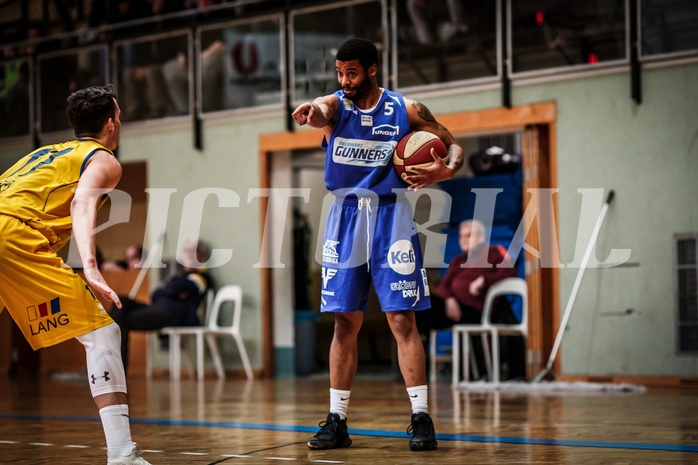 Basketball, ABL 2017/18, Grunddurchgang 29.Runde, UBSC Graz, Oberwart Gunners, Jerome Seagears (5)