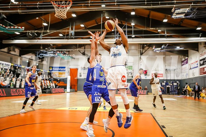 Basketball, Basketball Austria Cup 2020/21, Finale, Oberwart Gunners, Gmunden Swans, Lawrence Alexander (4)