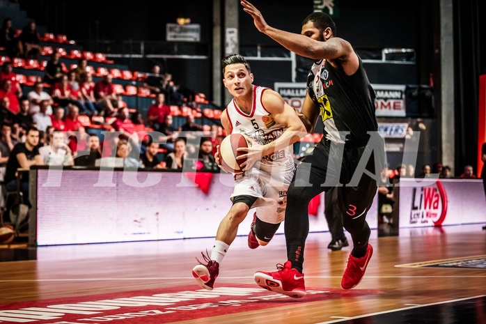 Basketball, ABL 2017/18, Playoff VF Spiel 2, BC Vienna, WBC Wels, Mustafa Hassan Zadeh (5)