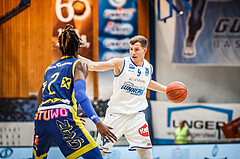 Basketball, bet-at-home Basketball Superliga 2021/22, Platzierungsrunde Spiel 8, Oberwart Gunners, UBSC Graz, Edi Patekar (9)