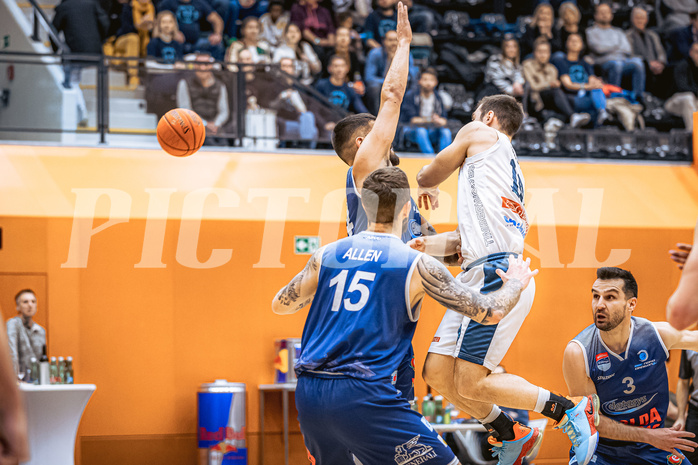 Basketball, Win2Day Superliga 2022/23, Grunddurchgang 10.Runde, Vienna Timberwolves, COLDAMARIS BBC Nord Dragonz, Jakob Szkutta (10)