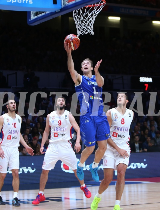 Basketball Eurobasket 2015  Team Serbia vs. Team Finland


