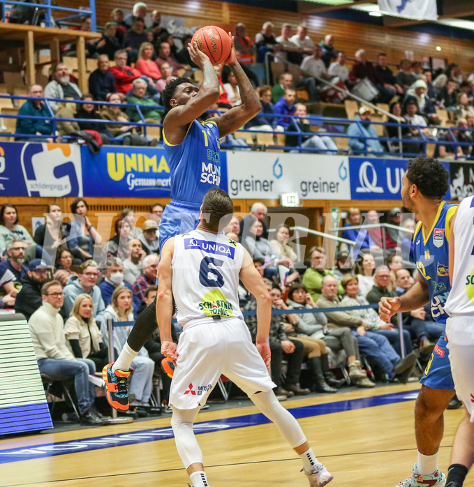 Basketball Superliga 2022/23, Grunddurchgang 12.Runde Gmunden Swans vs. SKN St.Pölten