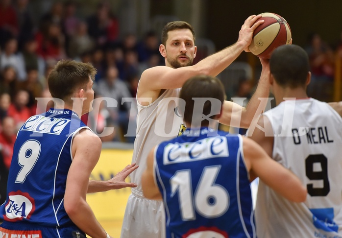 Basketball ABL 2015/16 Playoff Viertelfinale Spiel 1 WBC Wels vs Kapfenberg Bulls
