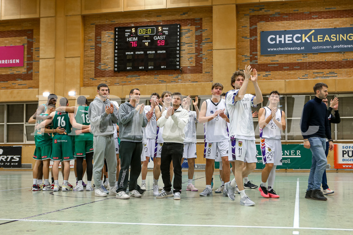 Basketball Zweite Liga 2024/25, Grunddurchgang 14.Runde Vienna United vs. Future Team Steiermark