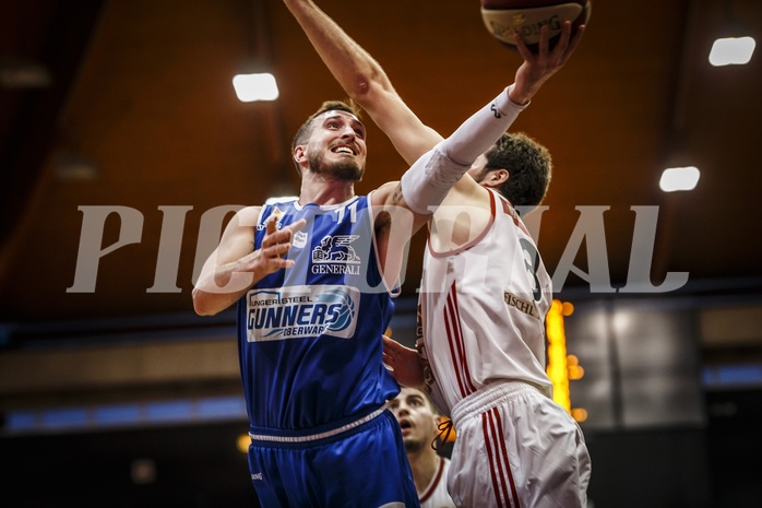 Basketball, ABL 2018/19, Grunddurchgang 30.Runde, BC Vienna, Oberwart Gunners, Hayden Thomas Lescault (11)