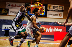 Basketball, win2day Basketball Superliga 2024/25, Grunddurchgang Runde 18, BBC Nord Dragonz, Gmunden Swans, Rayshawn Mart (3)