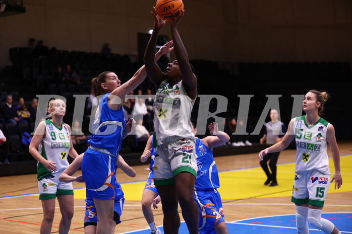 18.11.2023, Graz, Raiffeisen Sportpark, Basketball Damen Superliga 2022/23, Grunddurchgang, 4.Runde, UBI Holding Graz vs. DBB OCS Diamond Ladies Wels ,  