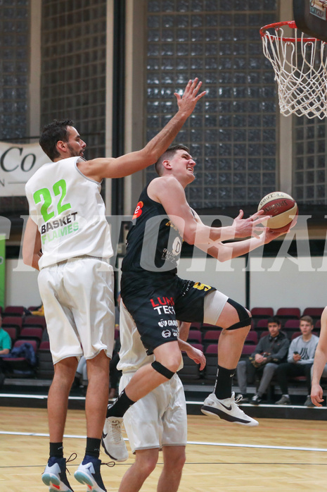 Basketball 2.Bundesliga 2019/20, Grunddurchgang 21.Runde Basket Flames vs. Jennersdorf Blackbirds
