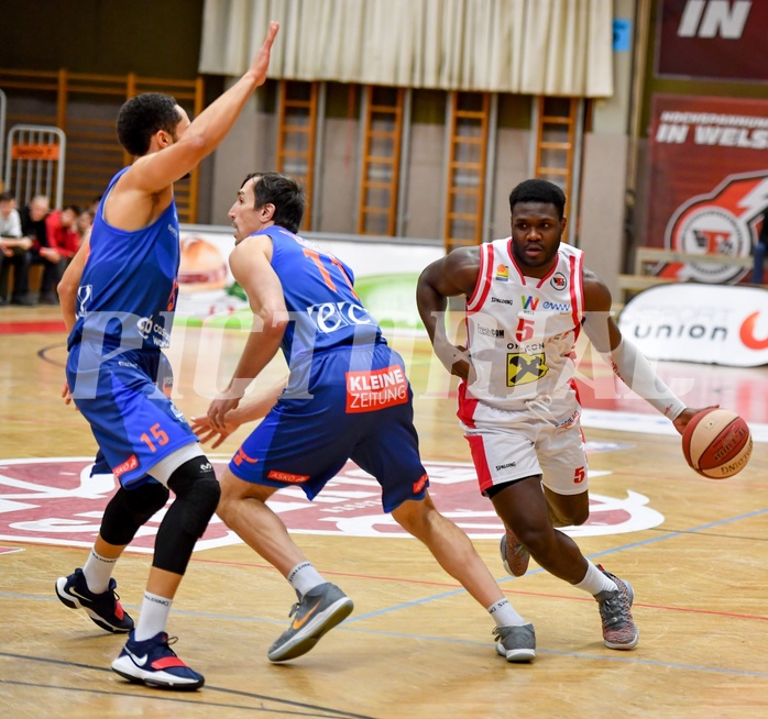 Basketball ABL 2018/19 Grunddurchgang 22. Runde Flyers Wels vs Bulls Kapfenberg