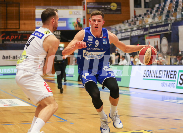 Basketball Superliga 2020/21, 6. Plazierungsrunde Gmunden Swans vs. Oberwart Gunners


