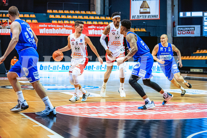 Basketball Basketball Superliga 2021/22, 5. Platzierungsrunde BC GGMT Vienna  vs. Oberwart Gunners