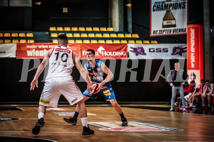 Basketball, ABL 2017/18, Playoff HF Spiel 3, BC Vienna, Kapfenberg Bulls, Bogic Vujosevic (5)