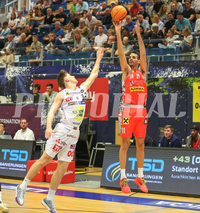 Basketball Superliga 2023/24, 7.Plazierungsrunde Gmunden Swans vs. Traisirchen Lions


