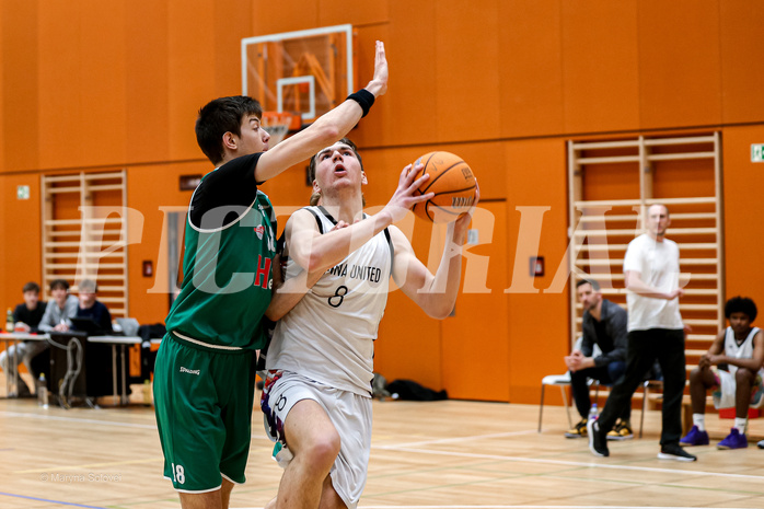 22.03.2025 Österreichischer Basketballverband 2024/25, SLMU19, Vienna United vs. Kapfenberg Bulls 