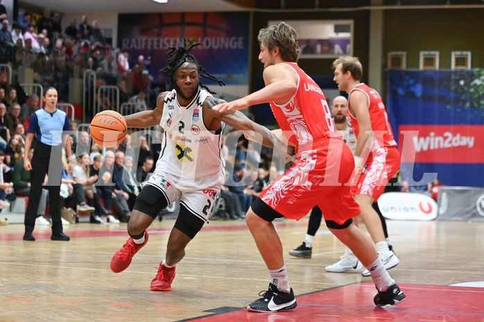Basketball, Superliga 2024/25, Grunddurchgang 10.Runde, Flyers Wels vs. Traiskirchen Lions,
