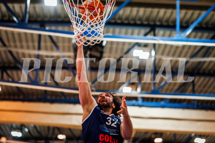 Basketball, win2day Basketball Superliga 2024/25, Grunddurchgang Runde 19, Oberwart Gunners, BBC Nord Dragonz, Sead Hadzifejzovic (32)