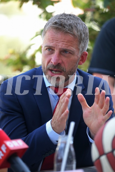 Basketball ÖBV 2019, Pressekonferenz  vs. 


