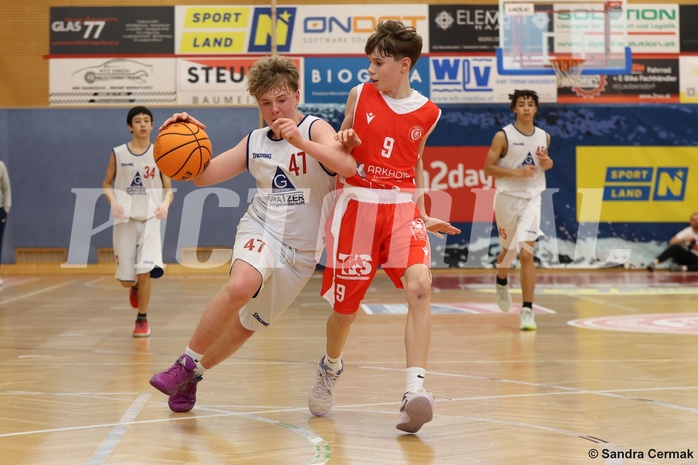 Basketball Superliga 2024/25, SLMU14 Traiskirchen Lions Academy vs. ATSE Graz