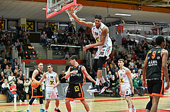 Basketball, Superliga 2023/24, Grunddurchgang 15. Runde, Flyers Wels vs. Fürstenfeld Panthers,
