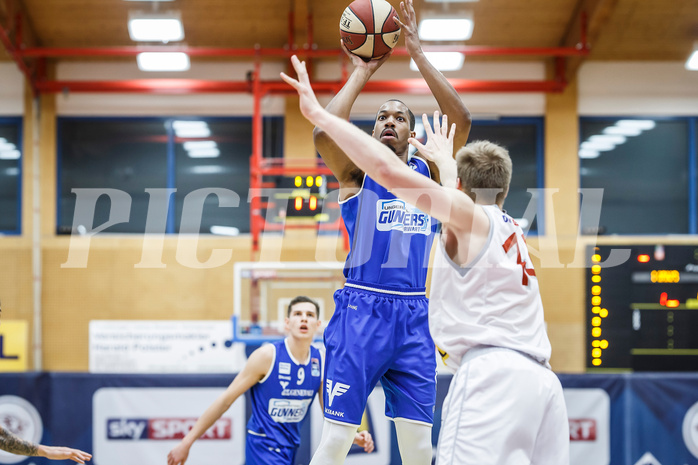 Basketball, Admiral Basketball Superliga 2019/20, Grunddurchgang 17.Runde, Traiskirchen Lions, Oberwart Gunners, Orion Outerbridge (8)