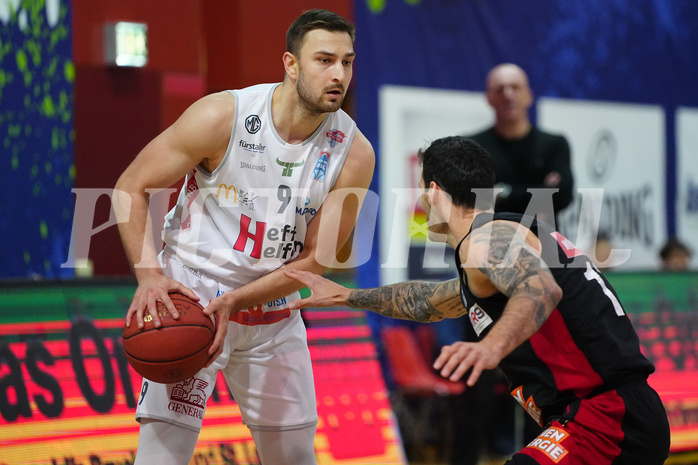 Basketball Superliga 2021/22, Grundduchgang 16.Runde , Kapfenberg Bulls vs. BC Vienna


