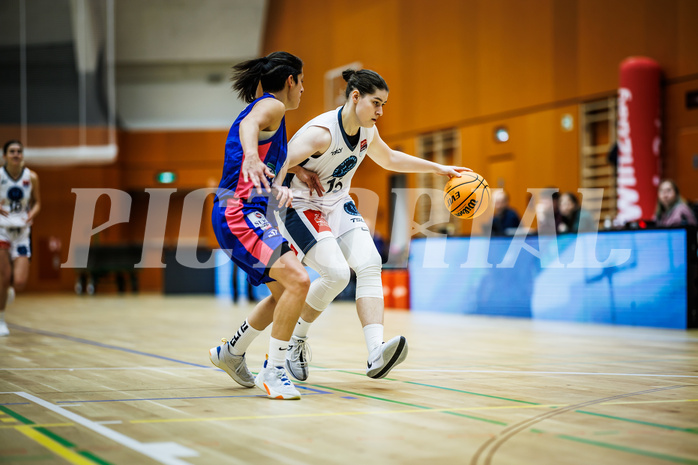 Basketball, Win2Day Basketball Damen Superliga 2023/24, Grunddurchgang 4.Runde, Vienna Timberwolves, UBSC-DBBC Graz, Viktoria Trailovic (15) Basketball, Win2Day Basketball Damen Superliga 2023/24, Grunddurchgang 4.Runde, Vienna Timberwolves, UBSC-DBBC Graz, Viktoria Trailovic (15)