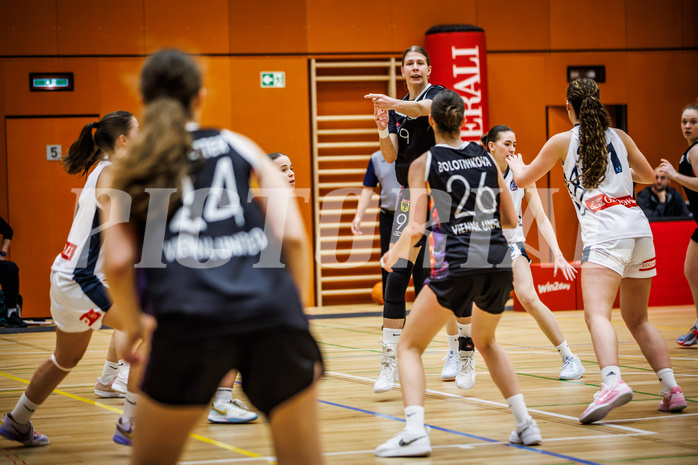 Basketball, Win2Day Basketball Damen Superliga 2024/25, Grunddurchgang 11.Runde, Vienna Timberwolves, Vienna United, Antonia Reissner (9)