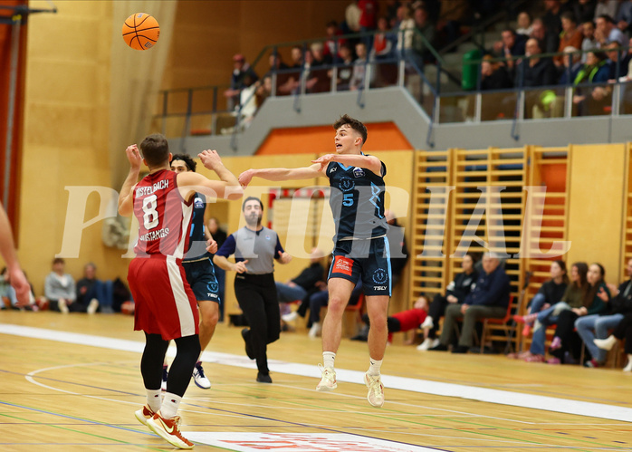 Basketball Zweite Liga 2024/25, Grunddurchgang 15.Runde Mistelbach Mustangs vs. Vienna Timberwolves


