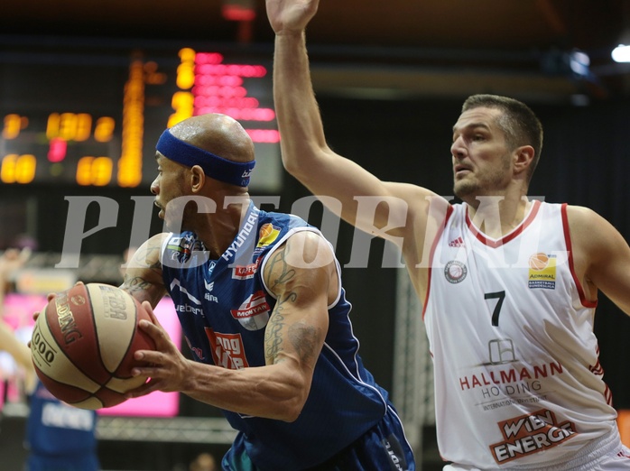 Basketball ABL 2015/16 Grunddurchgang 14.Runde BC Vienna vs Kapfenberg Bulls