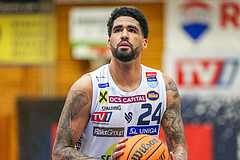 Basketball Superliga 2023/24, Playoff, Viertelfinale Spiel 1 Gmunden Swans vs. Oberwart Gunners