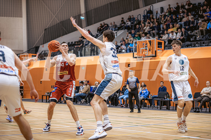 Basketball, Win2Day Superliga 2022/23, 5. Qualifikationsrunde, Vienna Timberwolves, Traiskirchen Lions, Ilja Gromovs (4)