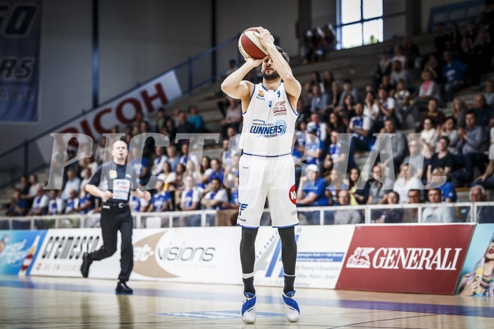 Basketball, ABL 2018/19, Playoff VF Spiel 1, Oberwart Gunners, BC Vienna, Hannes Ochsenhofer (9)