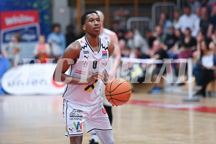 Basketball Superliga 2024/25, Playoff, Viertelfinale Spiel 3, Flyers Wels vs BBC Nord Dragonz,
