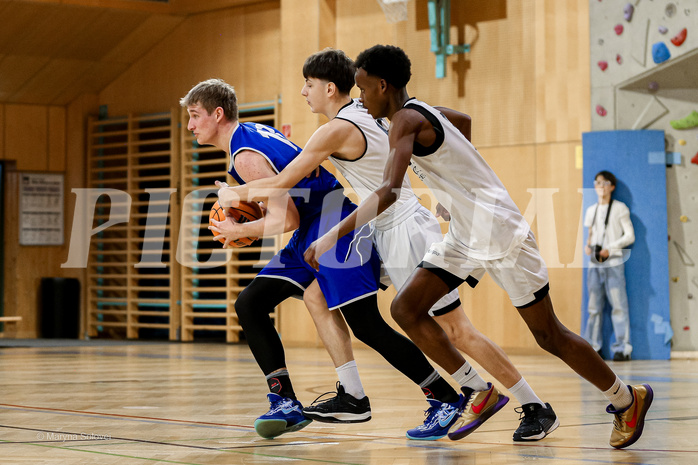 16.02.2025 Österreichischer Basketballverband 2024/25, SLMU16 Basket Flames WAT vs SG Salzkammergut