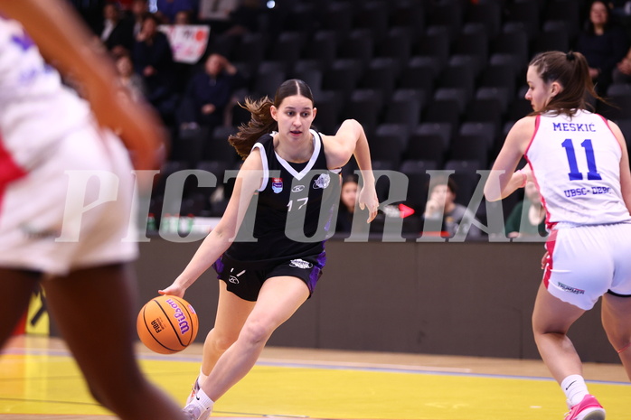 02.03.2025, Graz, Raiffeisen Sportpark, Basketball Damen Superliga 2024/25, Grunddurchgang, 14.Runde, UBSC-DBBC Graz - Vienna United,  