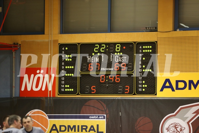 Basketball ABL 2015/16 Grunddurchgang 35.Runde Traiskirchen Lions vs. WBC Wels