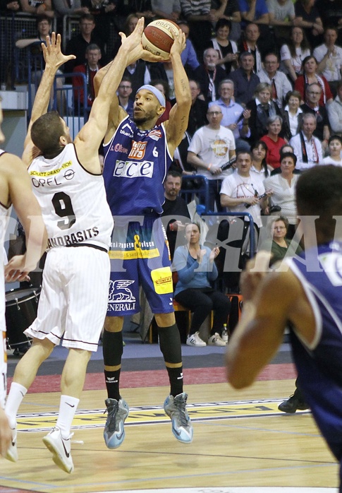 Basketball ABL 2015/16 Grunddurchgang 26.Runde  Güssing Knights vs Kapfenberg Bulls
