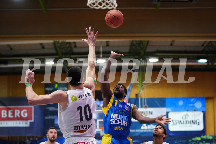 Basketball Superliga 2021/22, Grundduchgang 18.Runde , Kapfenberg Bulls vs. Klosterneuburg Dukes


