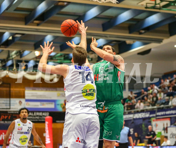 Basketball Superliga 2022/23, Playoff, Viertelfinale Spiel 3 Gmunden Swans vs. Kapfenberg Bulls


