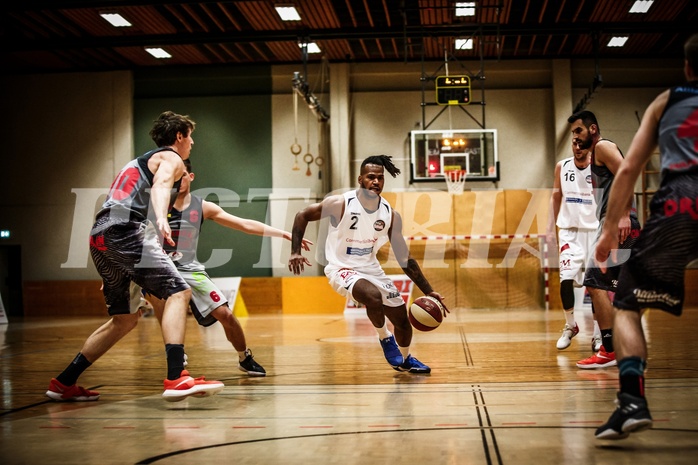Basketball, 2.Bundesliga, Playoff VF Spiel 2, Mattersburg Rocks, Villach Raiders, Royce Woodridge (2)
