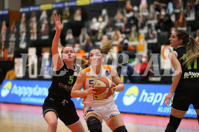 Basketball Damen Superliga 20120/21, Grunddurchgang 14.Runde BK Duchess vs. Basket Flames


