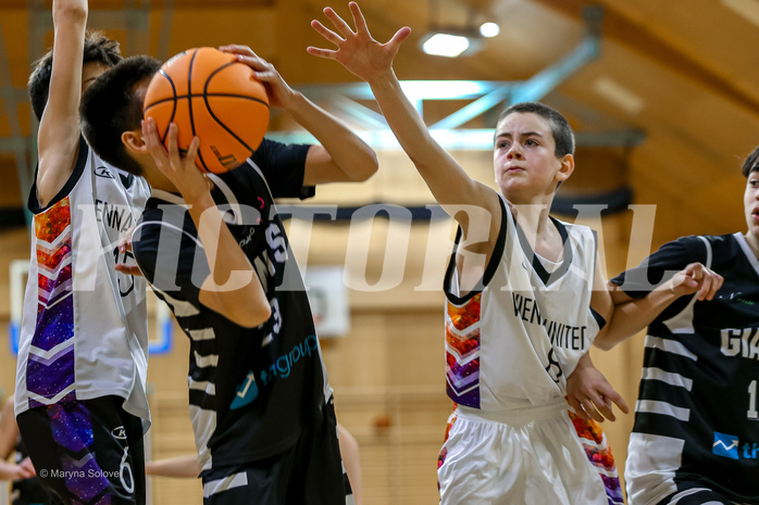 12.01.2025 Österreichischer Basketballverband 2024/25, SLMU14, SU Döbling vs Vienna Giants