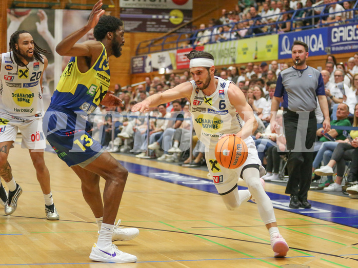 Basketball Superliga 2024/25, Playoffs, Viertelfinale Spiel 1 Gmunden Swans vs. UBSC Graz


