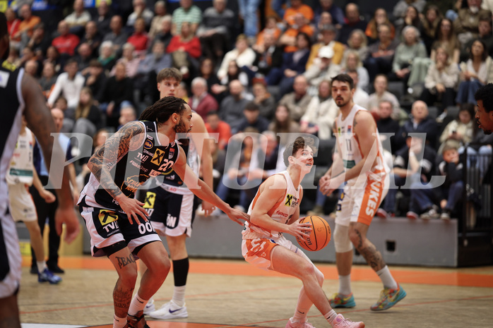 Basketball Superliga 2024/25, Grunddurchgang 21.Runde Klosterneuburg Dukes vs. Gmunden Swans


