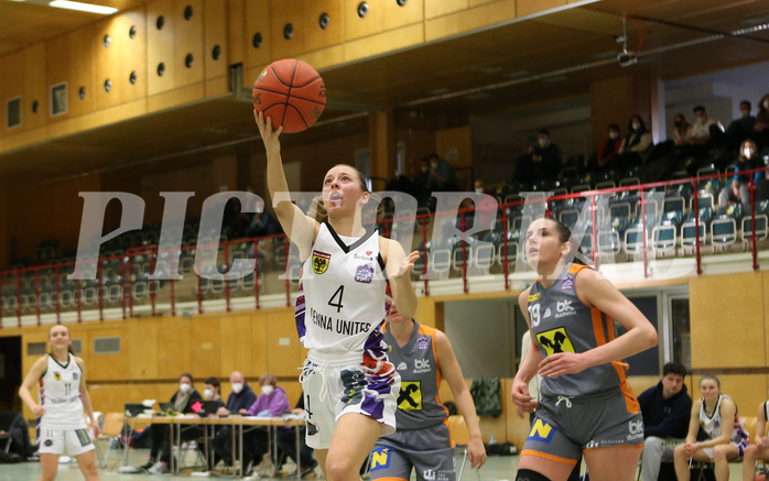 Basketball Damen Superliga 2021/22, Grundducrhgang 11.Runde Vienna United vs. Klosterneuburg Duchess


